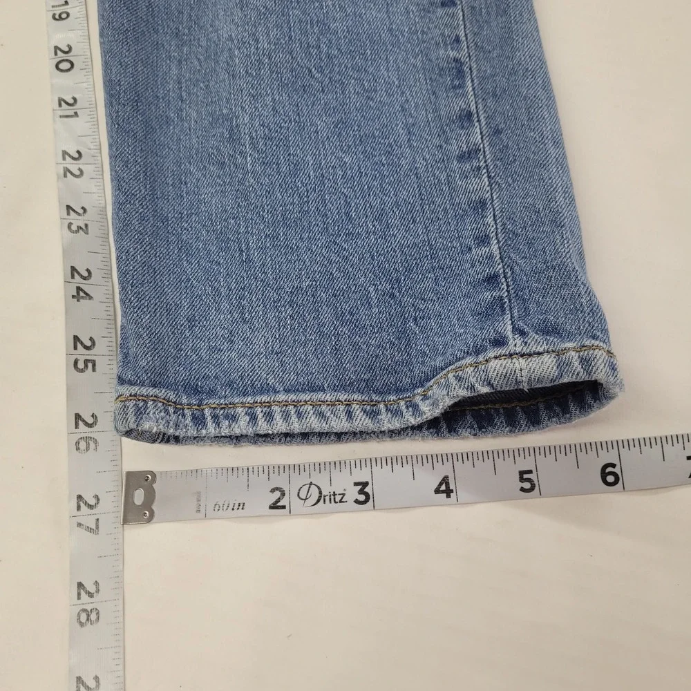 Gap Relaxed Taper Jeans Kids Size‎ 14 Blue Medium Wash High Rise Denim 733592